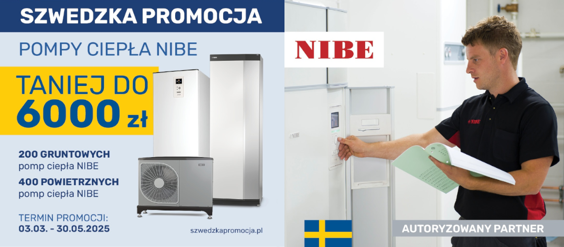 Szwedzka promocja na pompy ciepła 2025